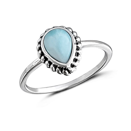 TEAR DROP BLUE SKY RING